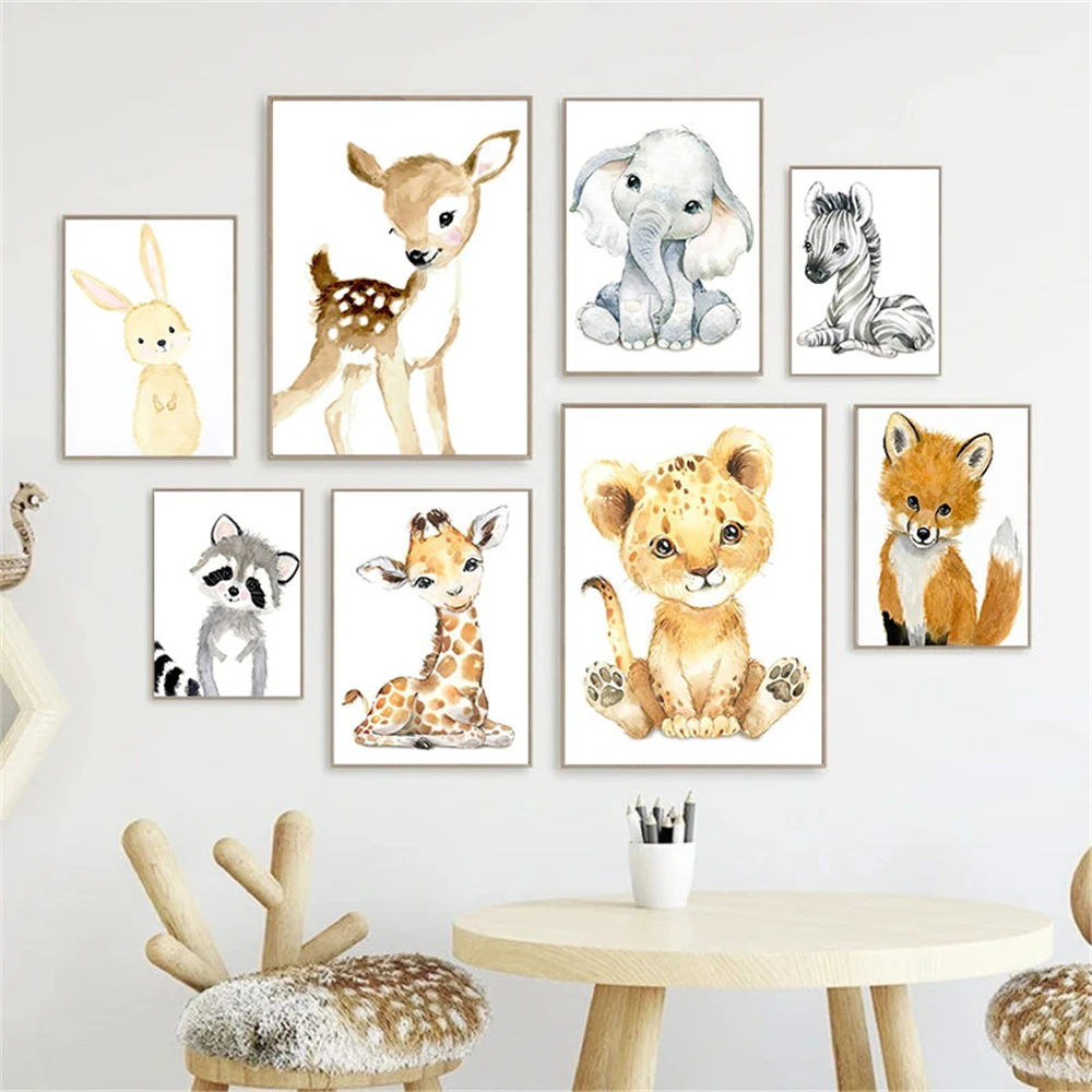 Baby Nursery Picture Frames - Stampa senza cornice, quadro con immagini