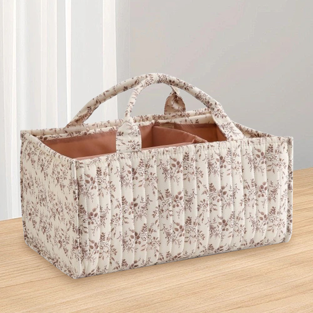 Baby Nursery Essentials - Cesto portaoggetti floreale per cameretta con