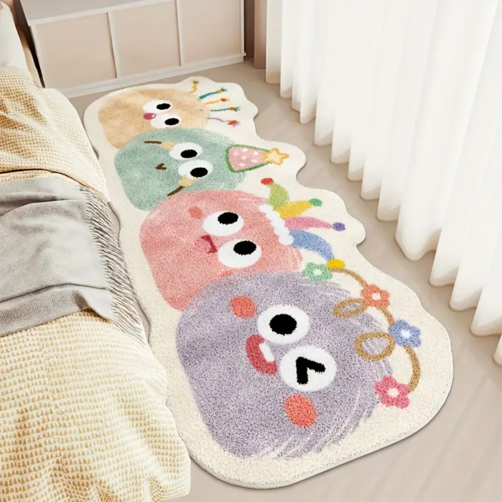 Baby Nursery Rug - VIKAMA Cartoon Dopamine Tappeto lungo, Tappeto