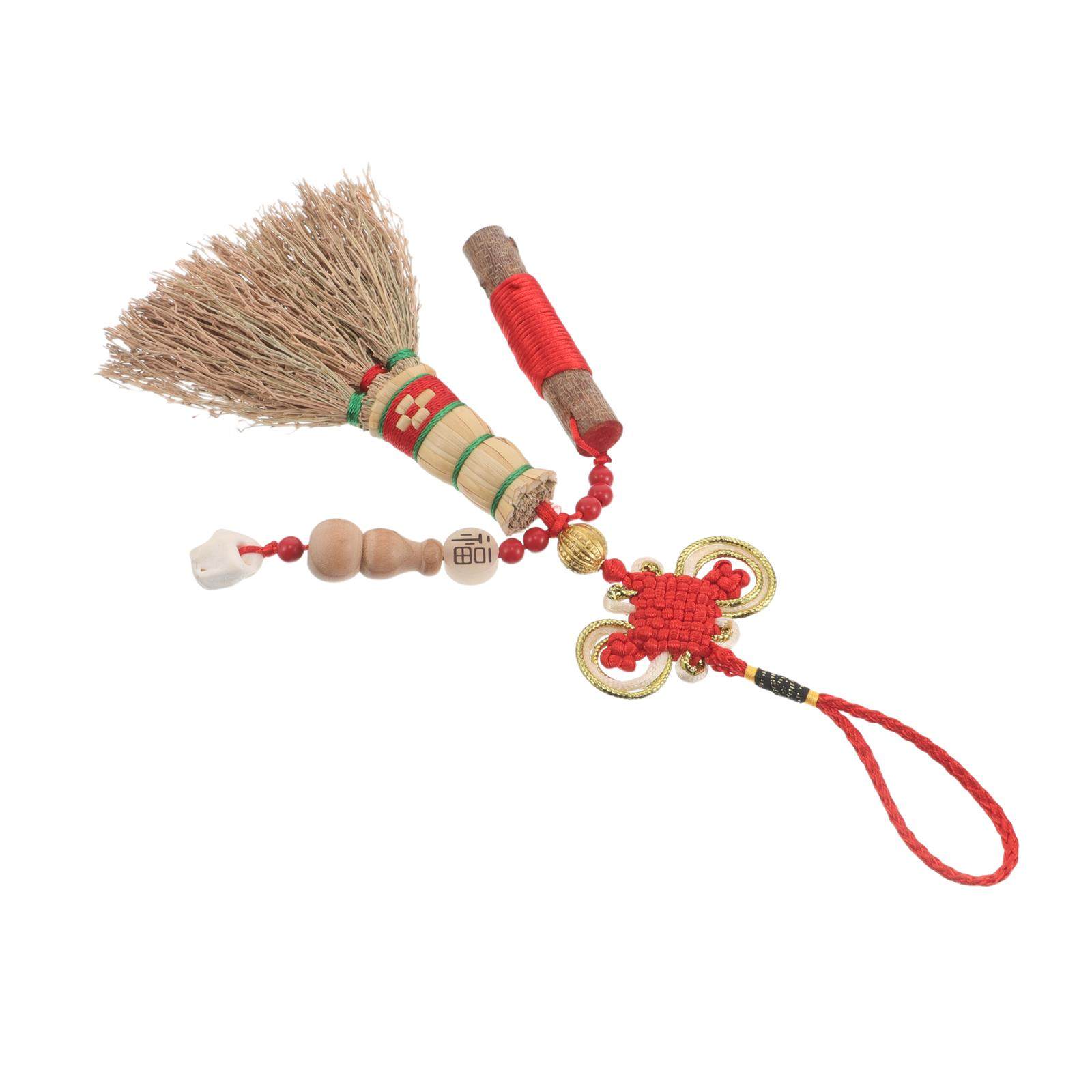Baby Nursery Vintage - Ciondolo a forma di piccola scopa