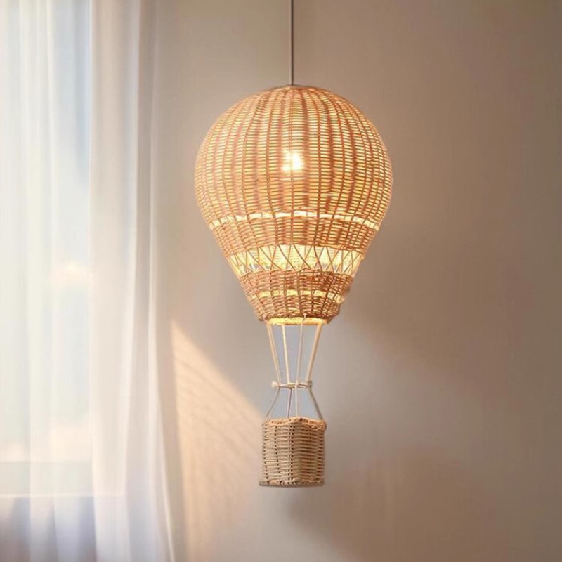 Baby Nursery Hot Air Balloon - Lampadario a Mongolfiera LED per Cameretta,