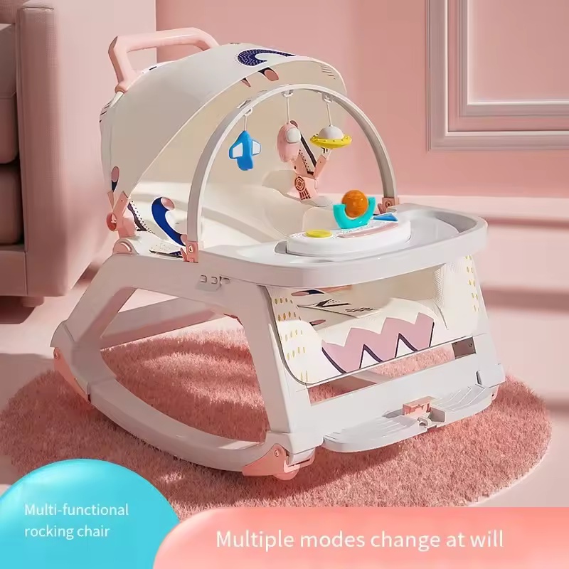 Baby Nursery Rocking Chair - Sedia a Dondolo per Neonati, Altalena