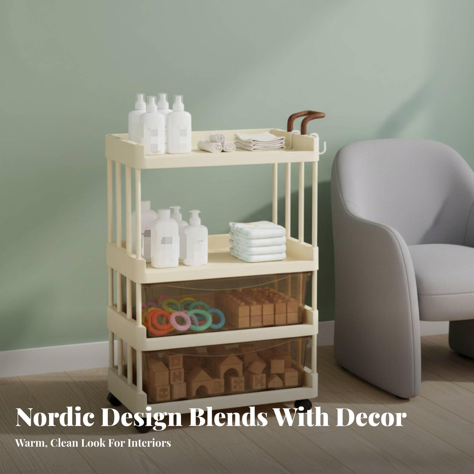 Carrello portaoggetti per arti - Baby Nursery Essentials recensione e prezzo