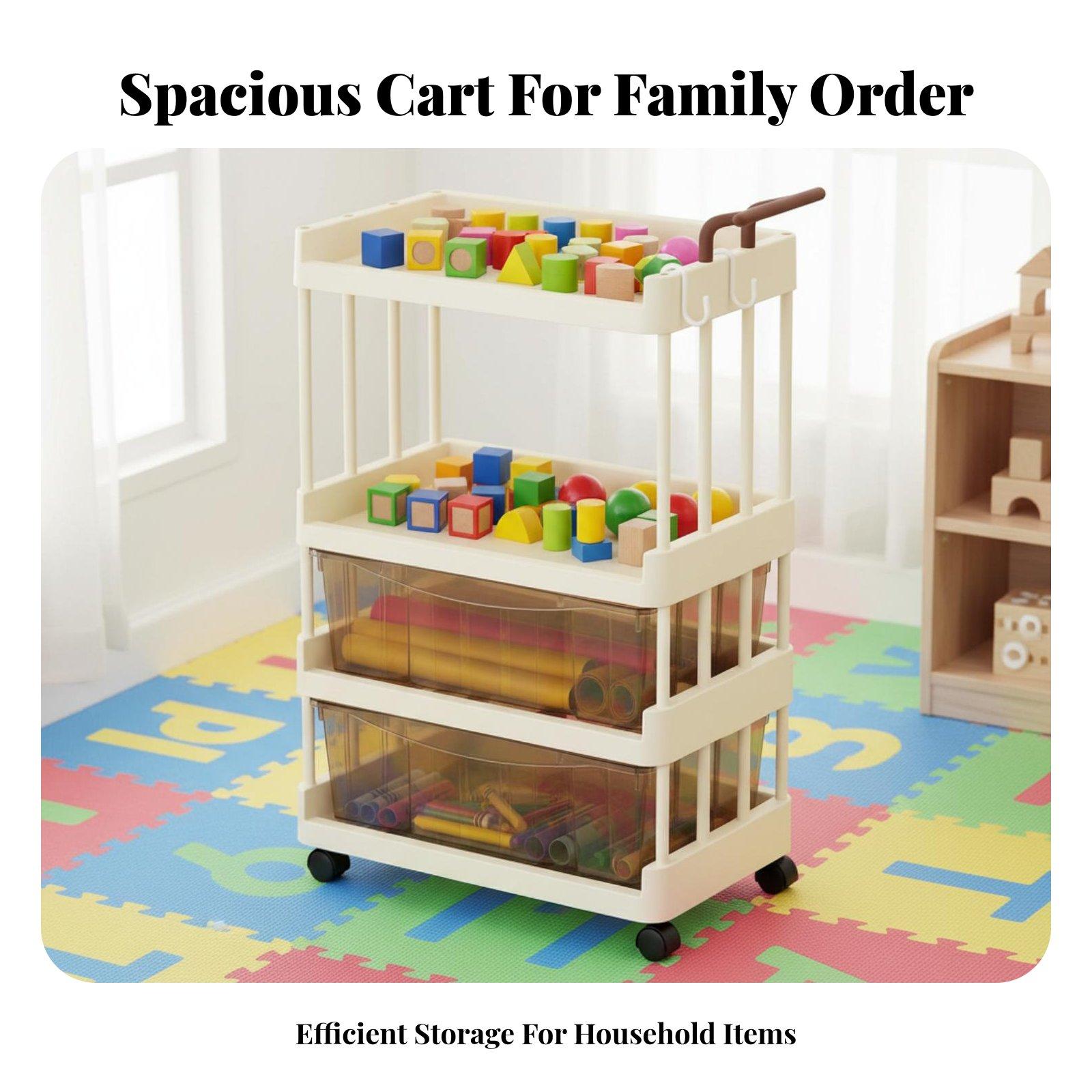 Carrello portaoggetti per arti - Baby Nursery Essentials recensione e prezzo