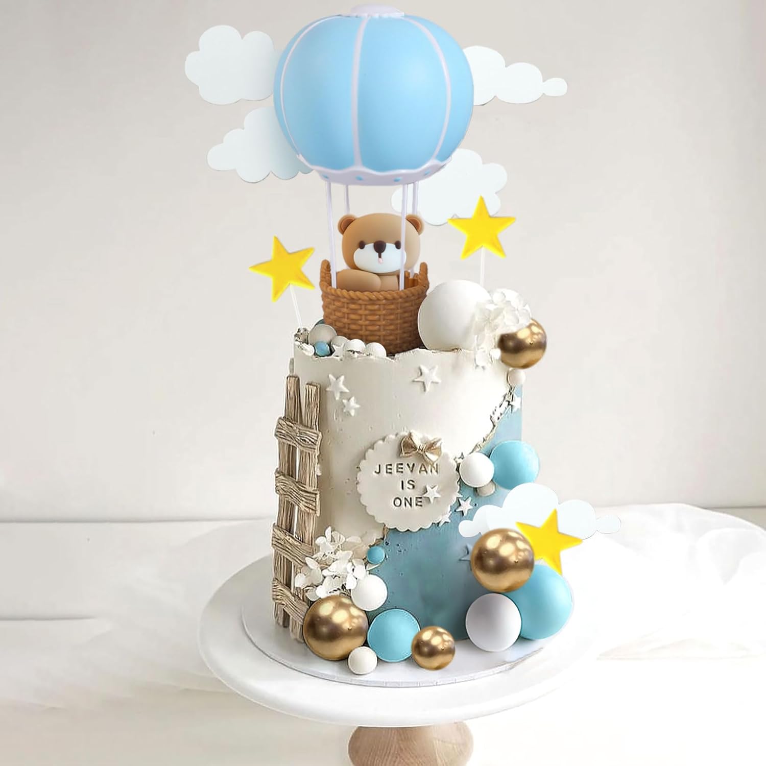 LaVenty Decorazione torta orso - Baby Nursery Hot Air Balloon recensione e prezzo