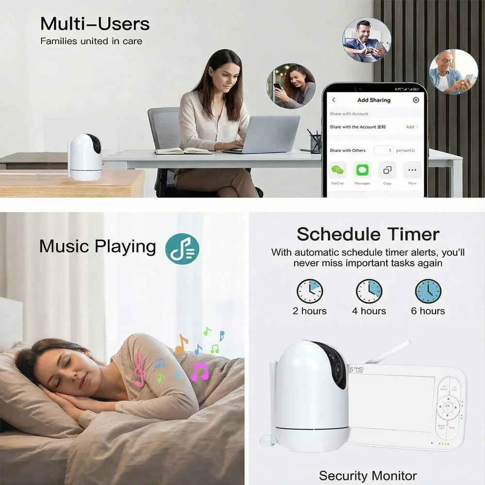 Monitor per bambini con scherm - Baby Nursery Videos recensione e prezzo
