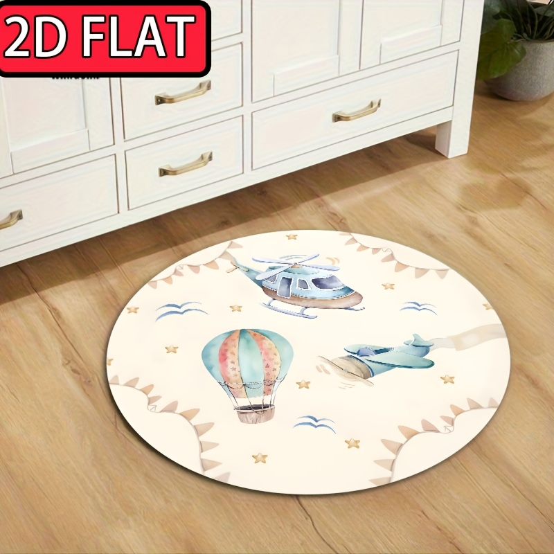 Tappeto da gioco rotondo con m - Baby Nursery Hot Air Balloon recensione e prezzo
