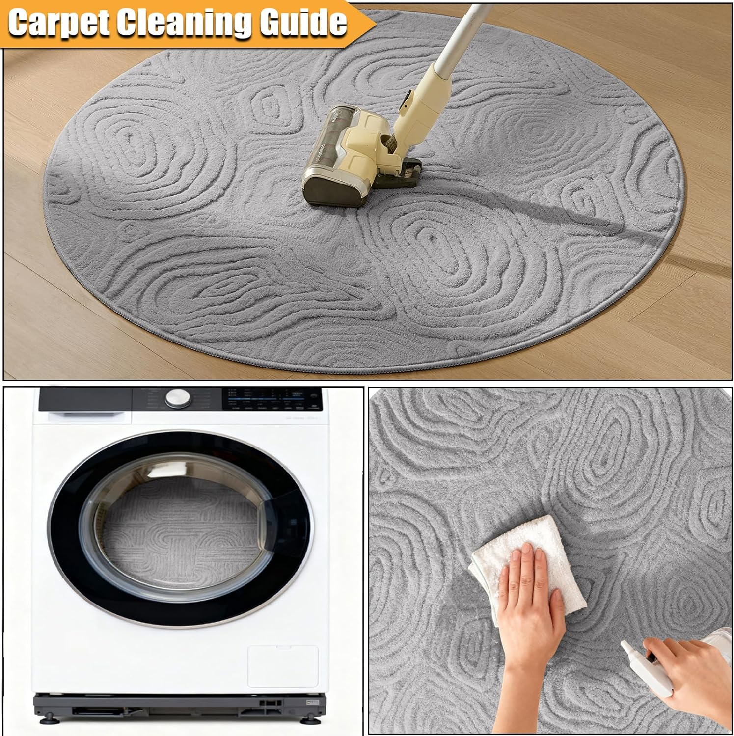 Dnlaphbh Tappeto Rotondo Geome - Baby Nursery Rug recensione e prezzo