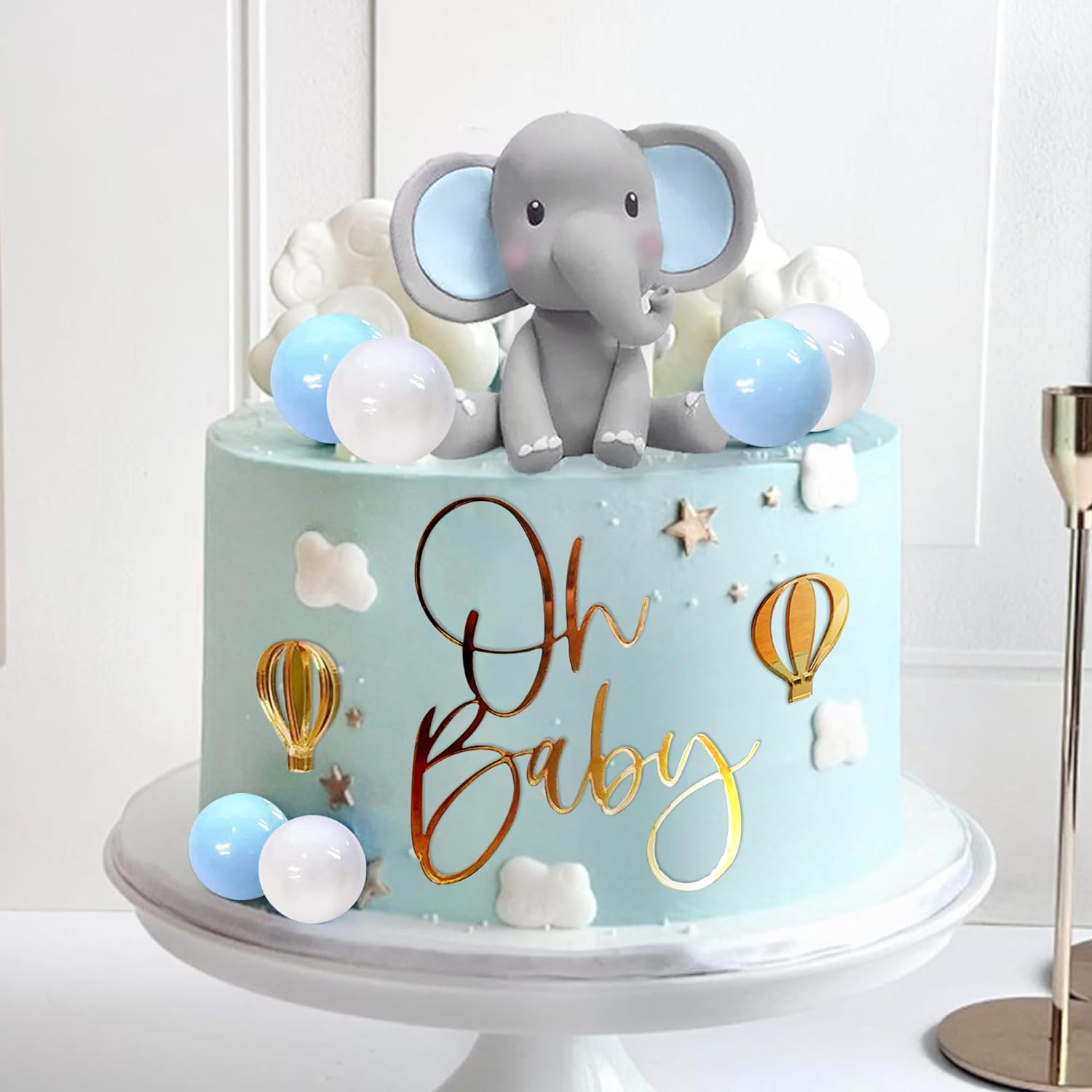 Decorazione torta elefante Top - Baby Nursery Hot Air Balloon recensione e prezzo