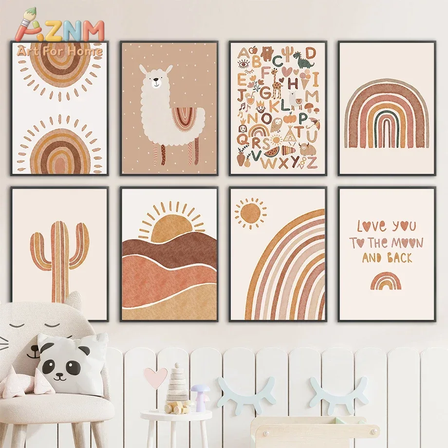 Quadro su tela con alpaca, uni - Baby Nursery Jungle recensione e prezzo