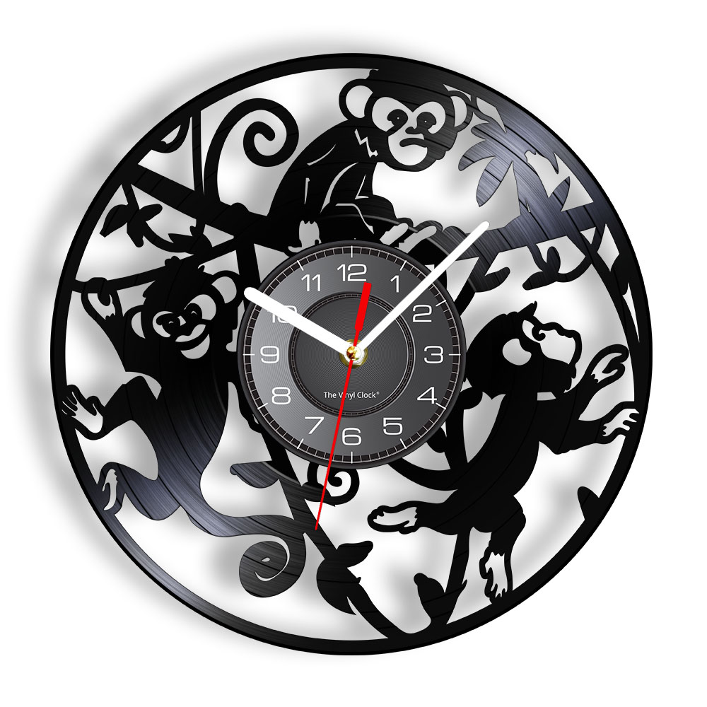 Orologio da Parete in Vinile c - Baby Nursery Zoo Animals recensione e prezzo