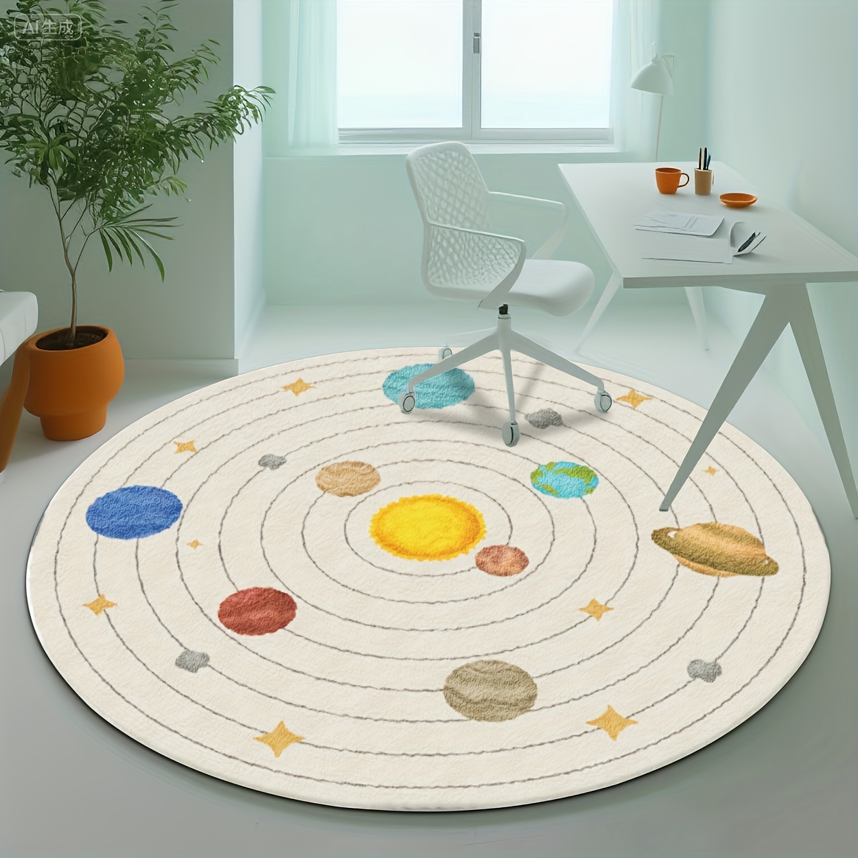 Carino Tappeto Rotondo con Pia - Baby Nursery Rug recensione e prezzo
