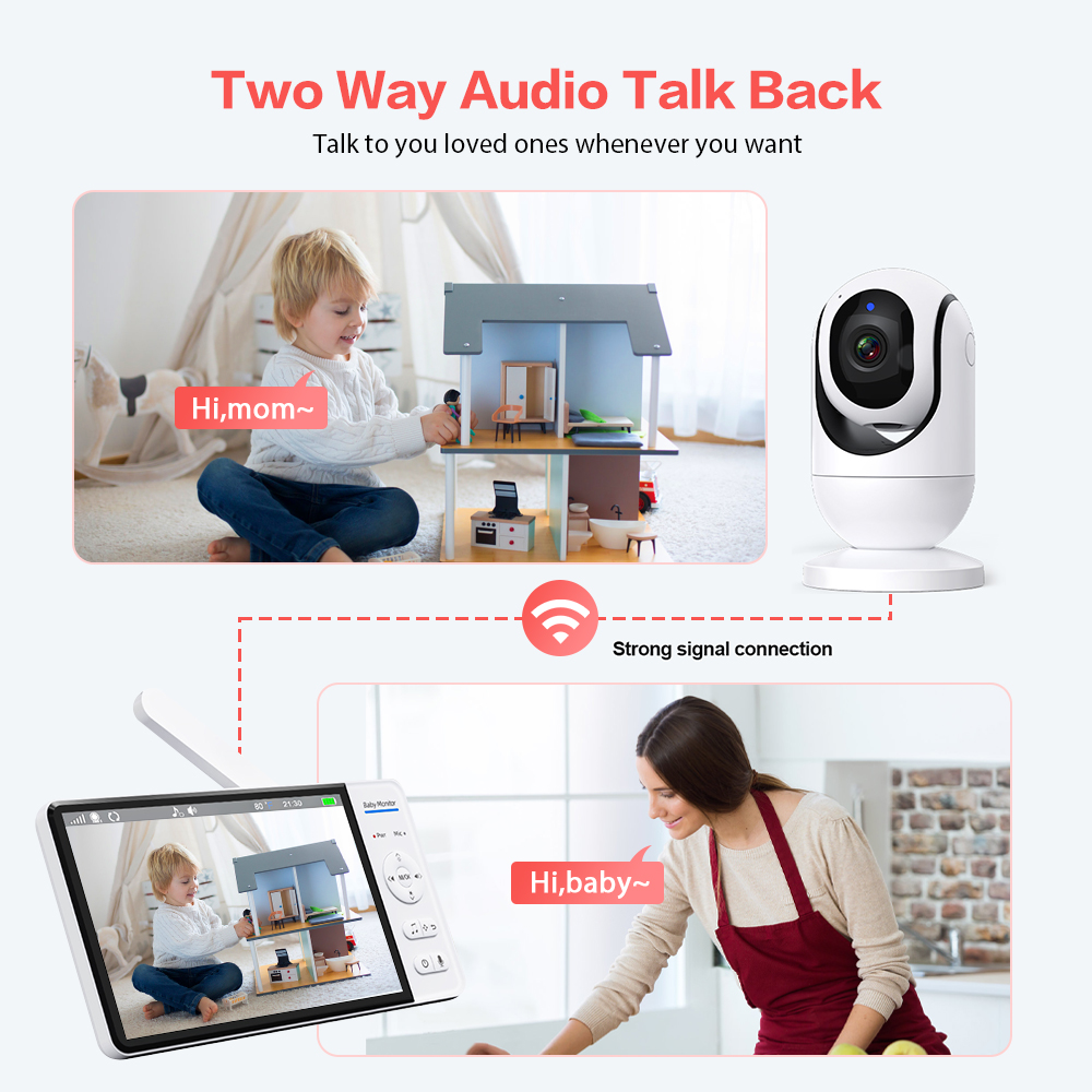 Video Baby Monitor 7 ''1080P H - Wearable Baby Monitor recensione e prezzo