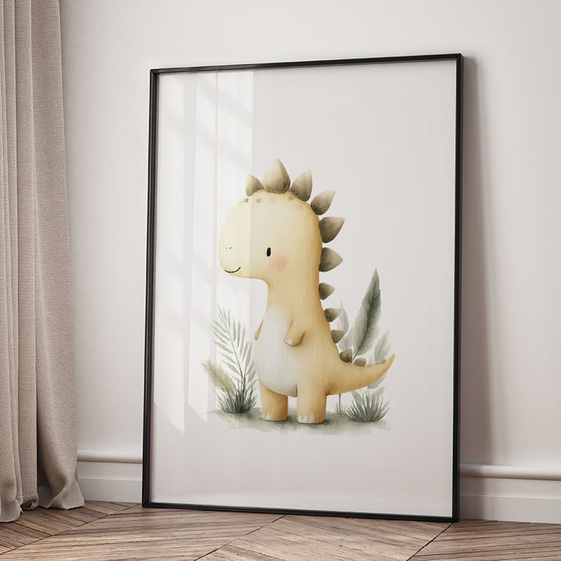 Poster di Dinosauro Cartoon Ka - Baby Nursery Jungle recensione e prezzo