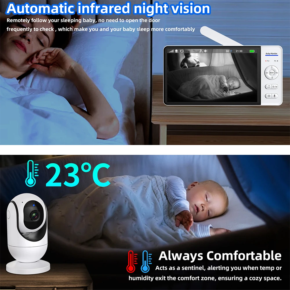 No WiFi Baby Monitor da 7 poll - Wearable Baby Monitor recensione e prezzo
