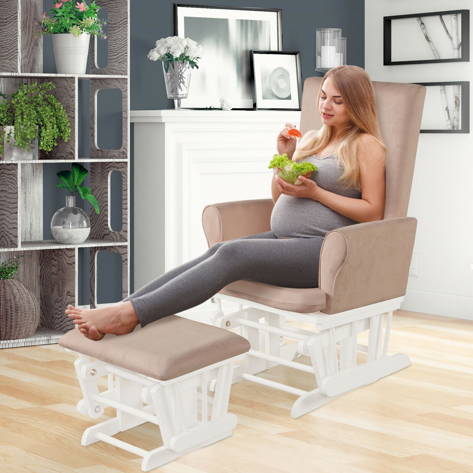 Sedia a dondolo rilassante per - Baby Nursery Rocking Chair recensione e prezzo