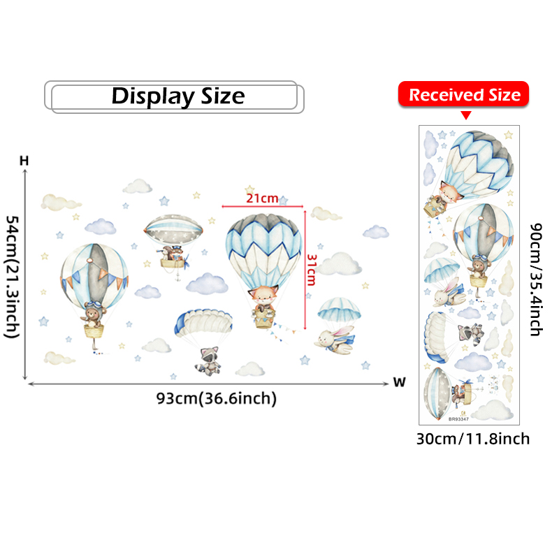 Animali carini dei cartoni ani - Baby Nursery Hot Air Balloon recensione e prezzo