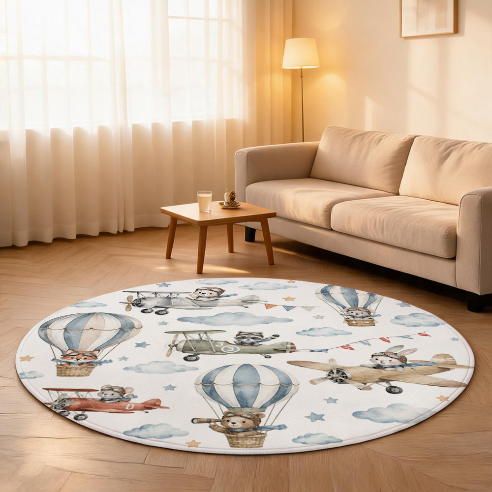 Tappeto per cameretta con simp - Baby Nursery Hot Air Balloon recensione e prezzo
