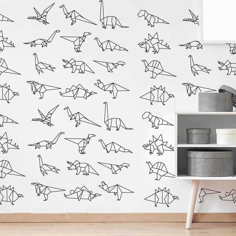 Simpatico origami dinosauri an - Baby Nursery Zoo Animals recensione e prezzo