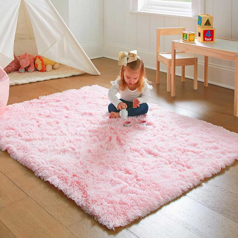 Tappeto rosa per camera da let - Baby Nursery Rug recensione e prezzo
