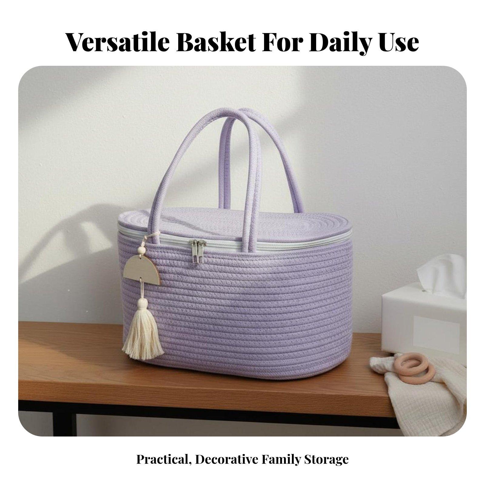 Cesto Porta Pannolini in Corda - Baby Nursery Essentials recensione e prezzo