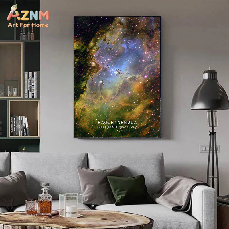 Poster su Tela con Animali del - Baby Nursery Hot Air Balloon recensione e prezzo