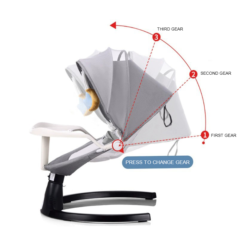 Sedia a dondolo elettrica per  - Baby Nursery Rocking Chair recensione e prezzo