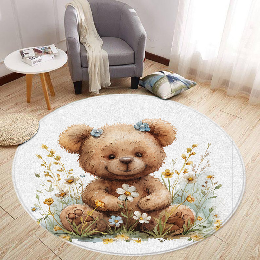 Cartoon Lion Love Bear tappeto - Baby Nursery Rug recensione e prezzo
