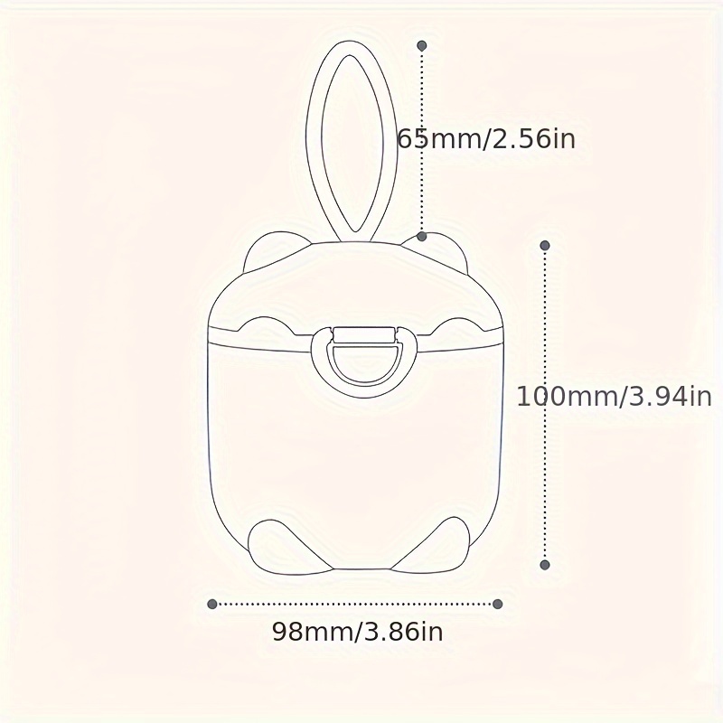 Scatola portatile per latte in - Baby Nursery Essentials recensione e prezzo