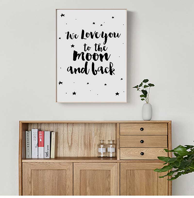 Segno Poster Stelle Nursery Di - Baby Nursery Picture Frames recensione e prezzo