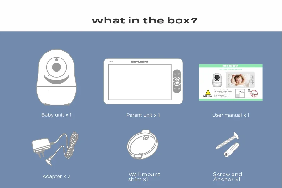 Monitor per Bambini SM70 HD 72 - Wearable Baby Monitor recensione e prezzo